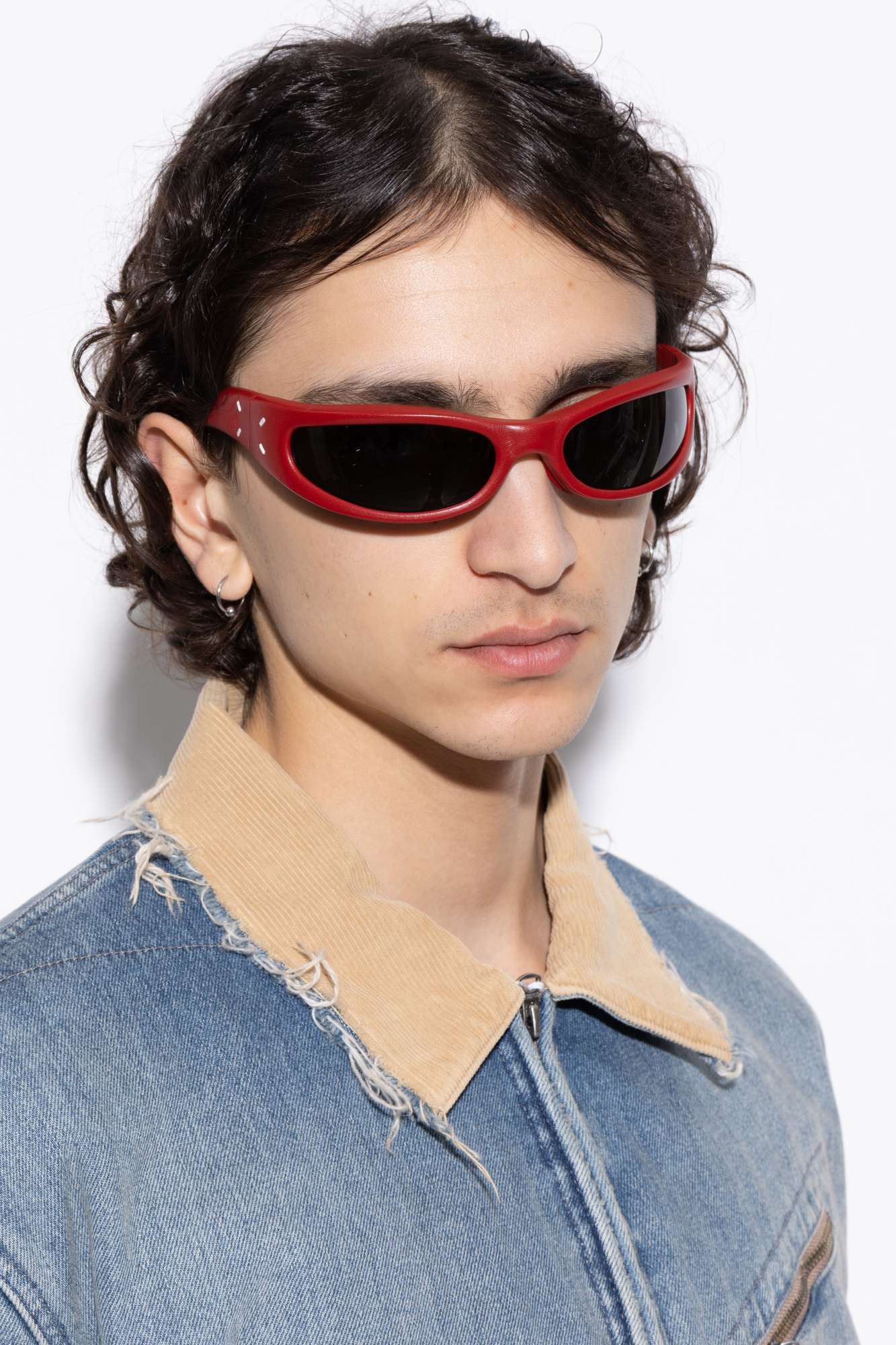 GENTLEMONSTER×MAISON MARGIELA LEATHER Czerwony Maison Margiela x Gentle Monster Maison Margiela